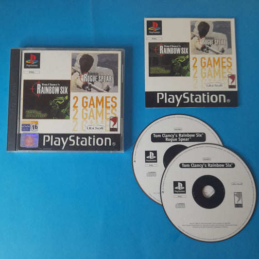 Tom Clancy's Rainbow Six / Rogue Spear - 2 jeux - Playstation 1 - ps1