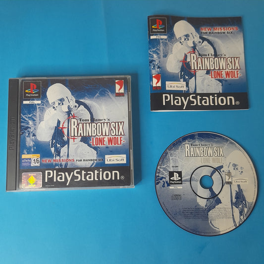 Tom Clancy's Rainbow Six - Loup Solitaire - Playstation 1 - ps1