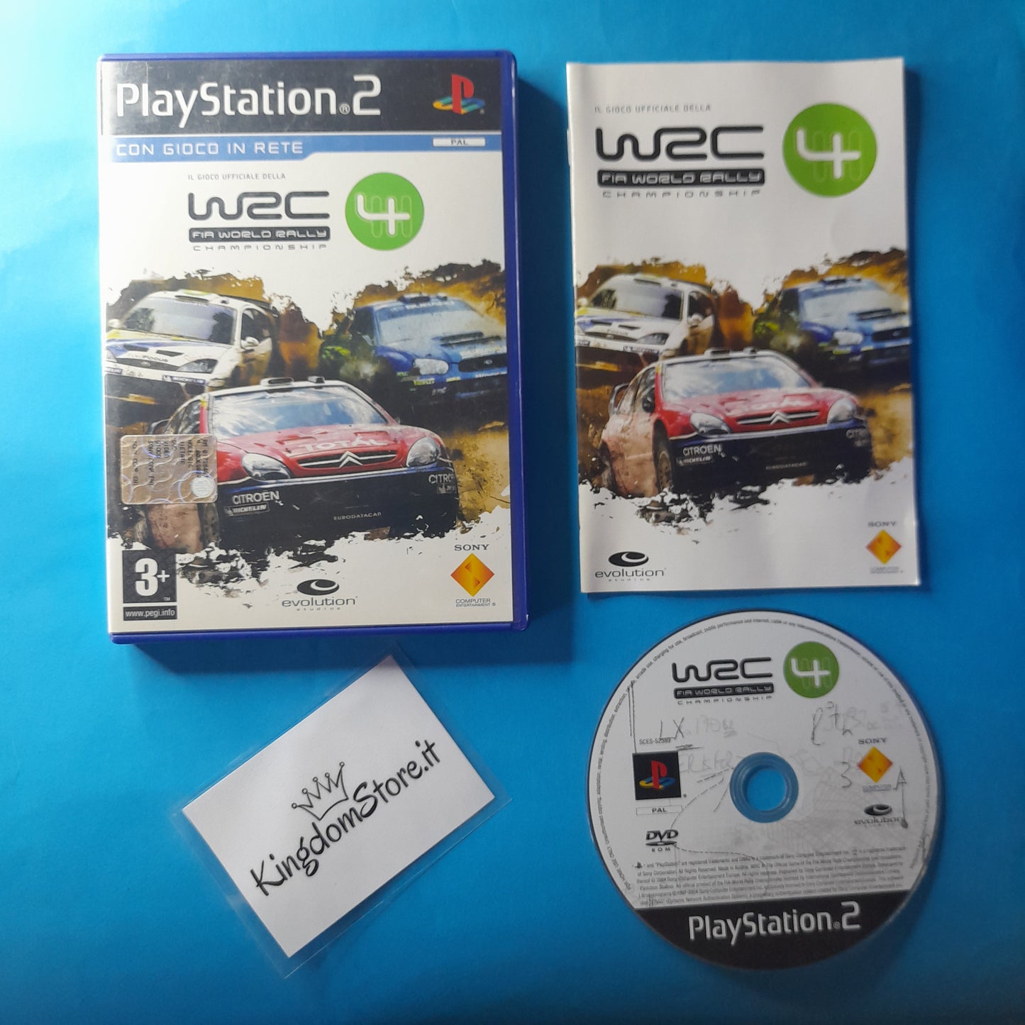 WRC Fia World Rally 4 - Playstation 2 - PS2