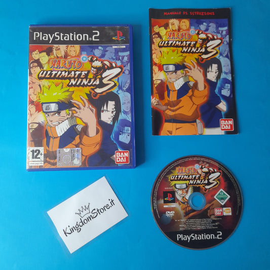 Naruto Ultimate Ninja 3 - Playstation 2 - PS2