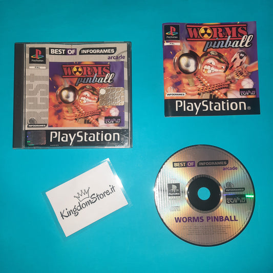 Worms Pinball - Best Of - Playstation 1 - PS1