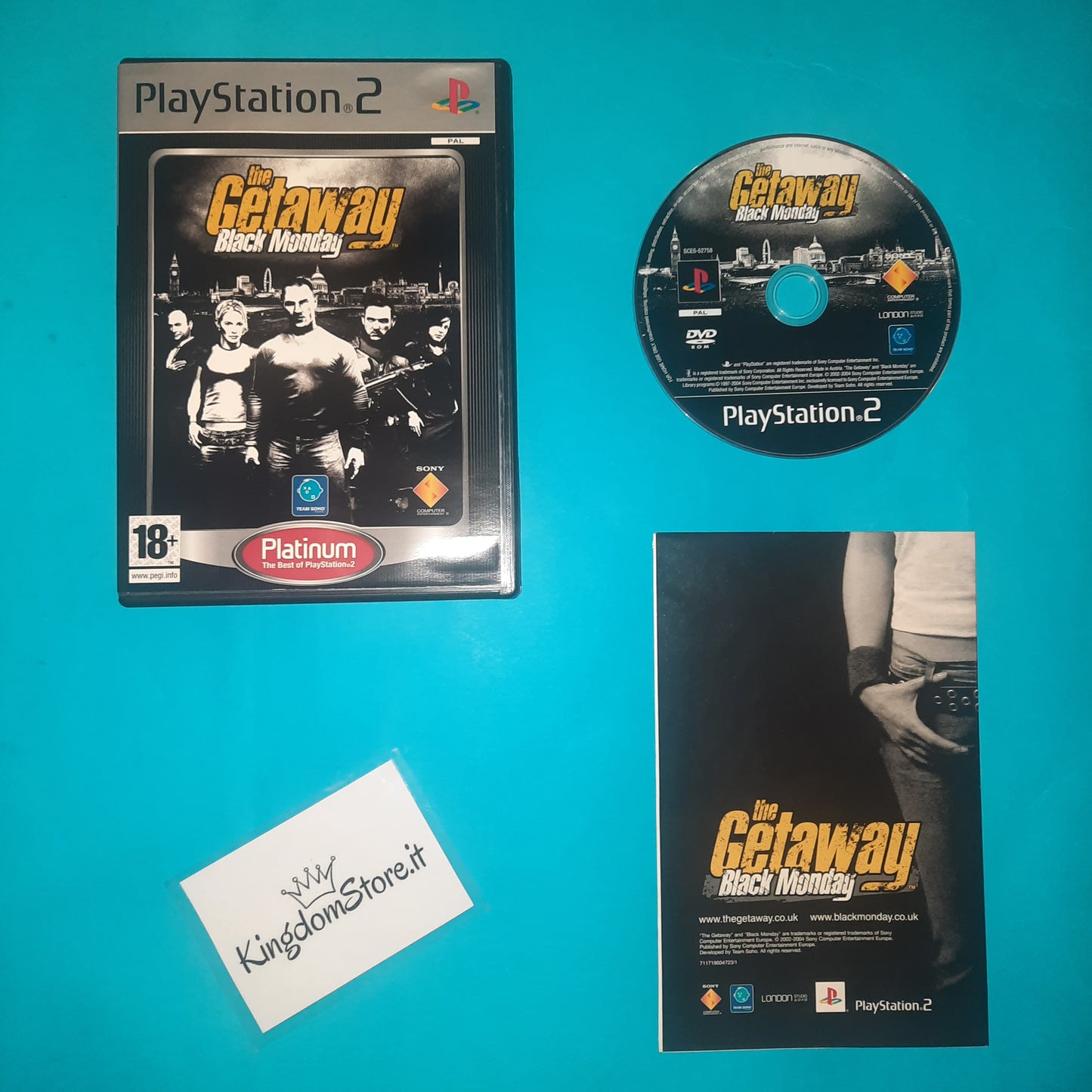 The Getaway Black Monday - Playstation 2 Ps2 - Platinum