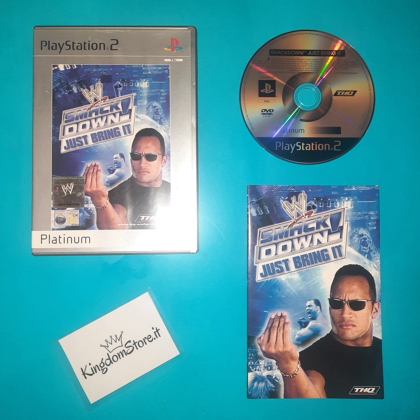 Smack Down - Just Bring It - Playstation 2 Ps2 - Platinum