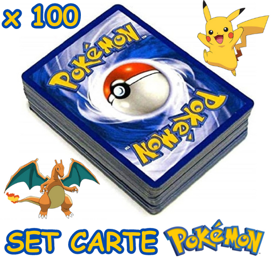 LOTTO 100 Carte Pokemon + RARA + HOLO + REVERESE + OMAGGIO