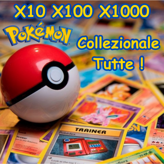 LOTTO Carte Pokemon 10/100/1000 - Vintage - Rare - Holo - V MAX - GX
