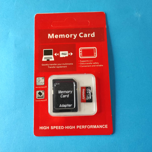 Carte Mémoire Micro SD 512 Go - LENOVO - NEUF