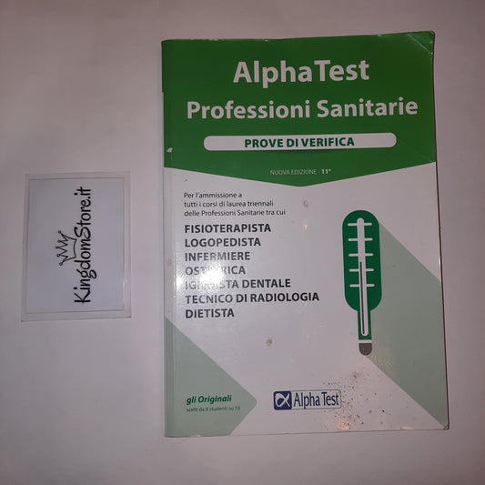 Alpha Test - Professions de la Santé - Tests de vérification - Quiz